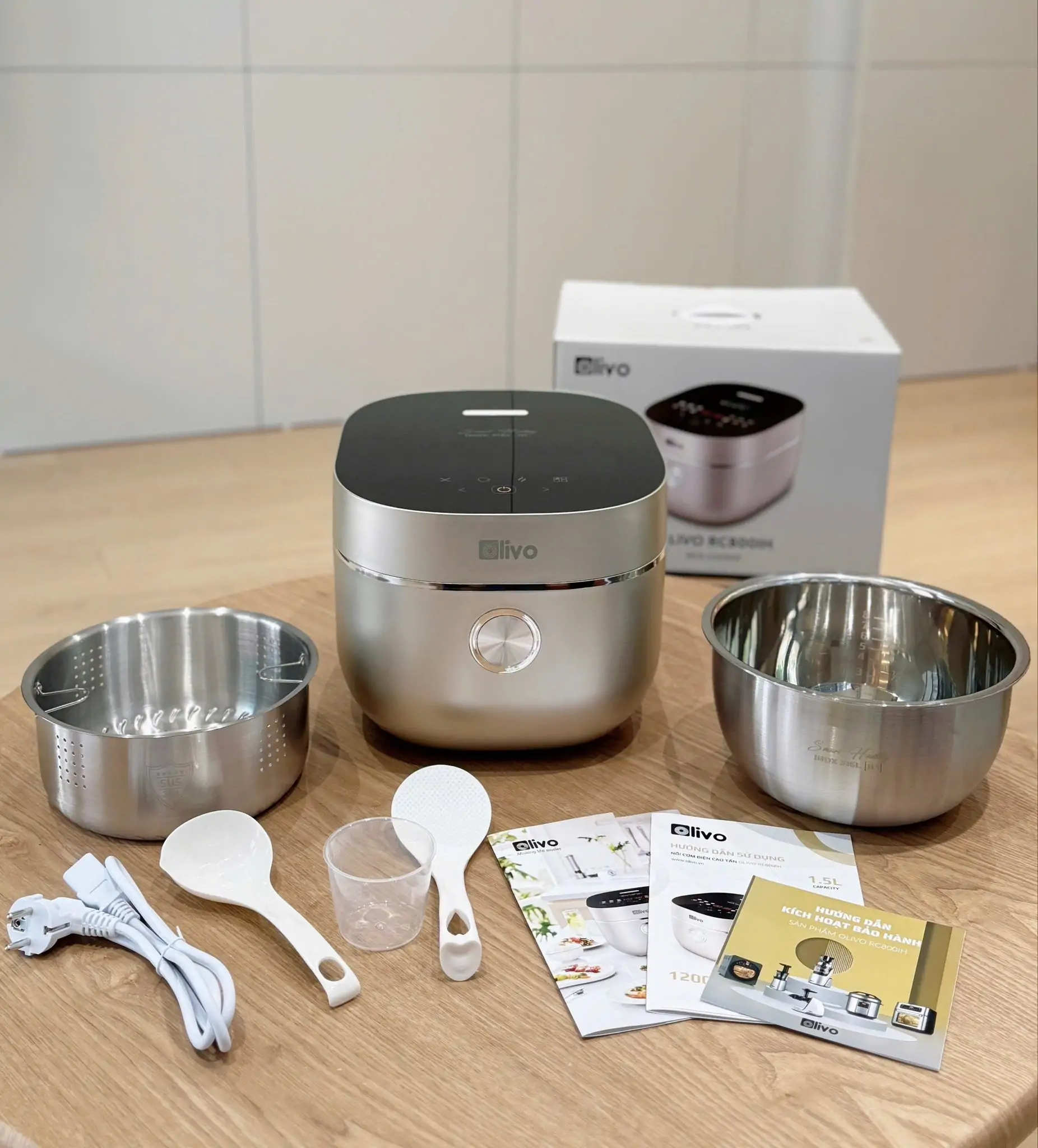 nồi cơm điện cao tần olivo RC800ih có tốt không