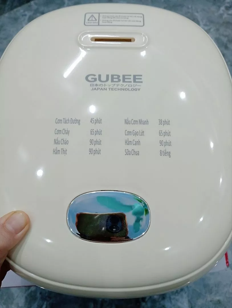 chương trình nấu nồi cơm điện gubee