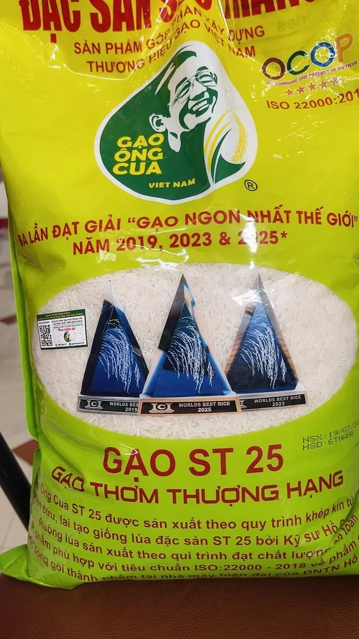 gạo st25 ông cua lúa ruộng gạo st25 ông cua lúa ruộng