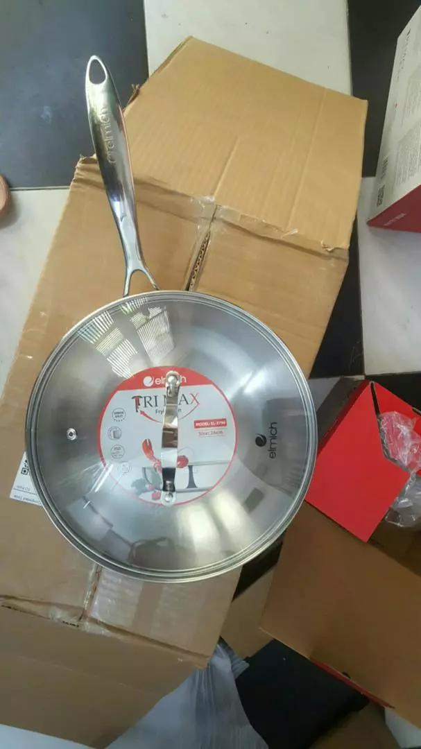 Chảo xào inox liền khối cao cấp 3 lớp Elmich Trimax EL-4846OL Chảo xào inox liền khối cao cấp 3 lớp Elmich Trimax EL-4846OL