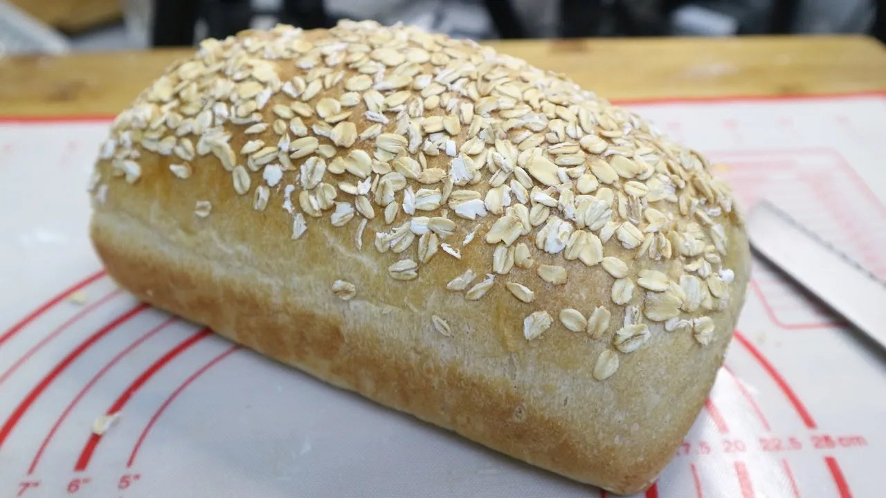 cách làm bánh mì nguyên cám yến mạch men tự nhiê