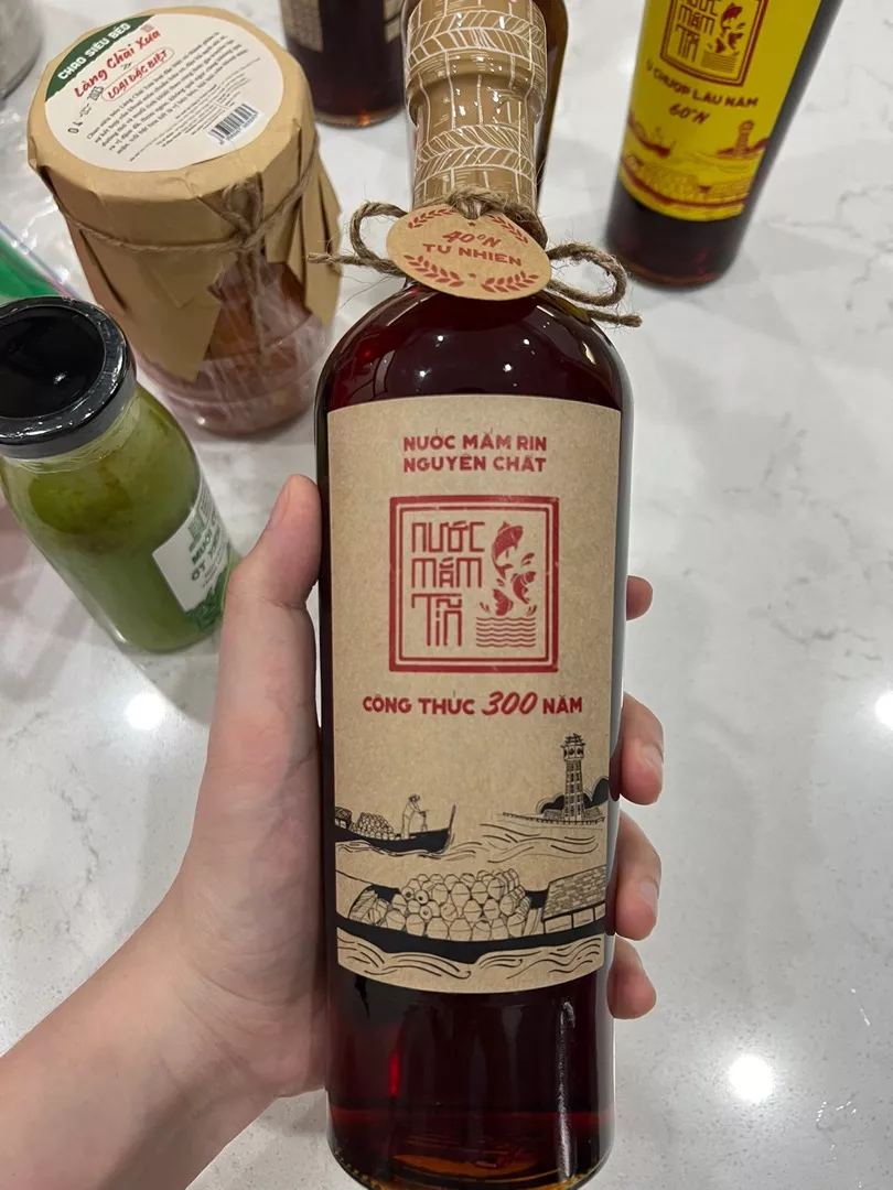 Nước mắm Tĩn Nhãn Đỏ 40 độ đạm