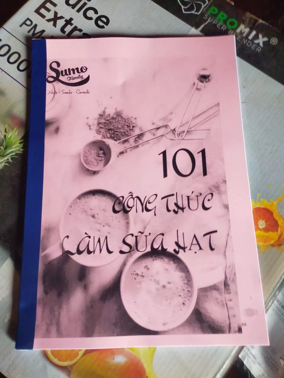 Sách "101 Công Thức Làm Sữa Hạt"