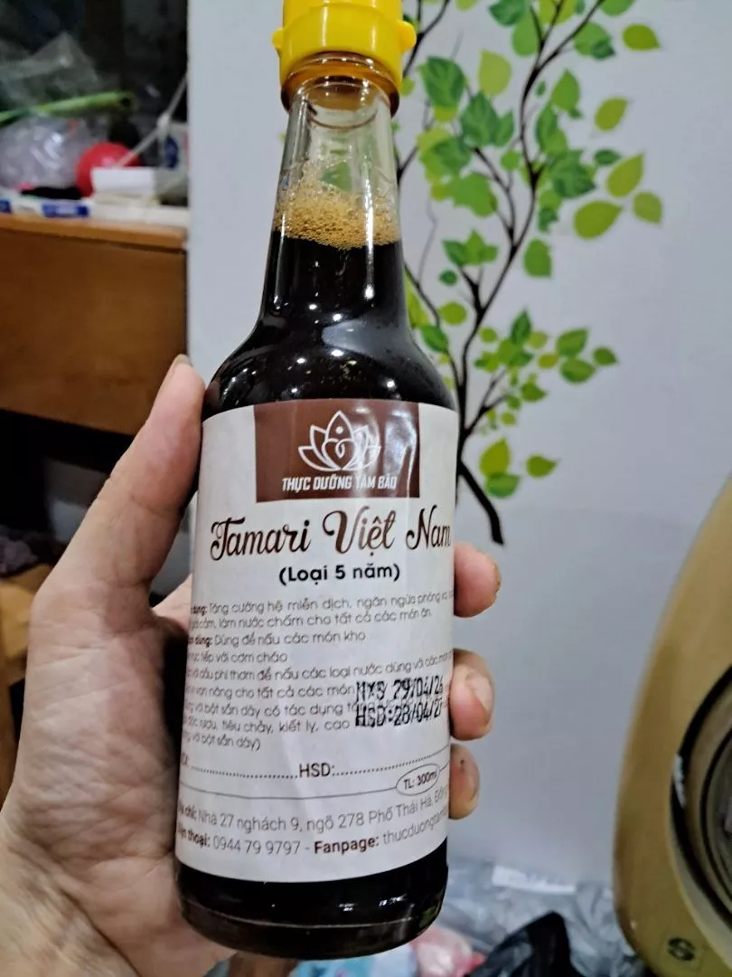 nước tương tamari thực dưỡng tâm bảo 