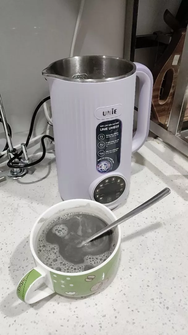review máy làm sữa hạt unie