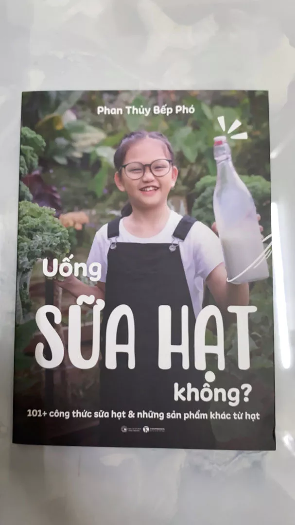 sách công thức làm sữa hạt uống sữa hạt không