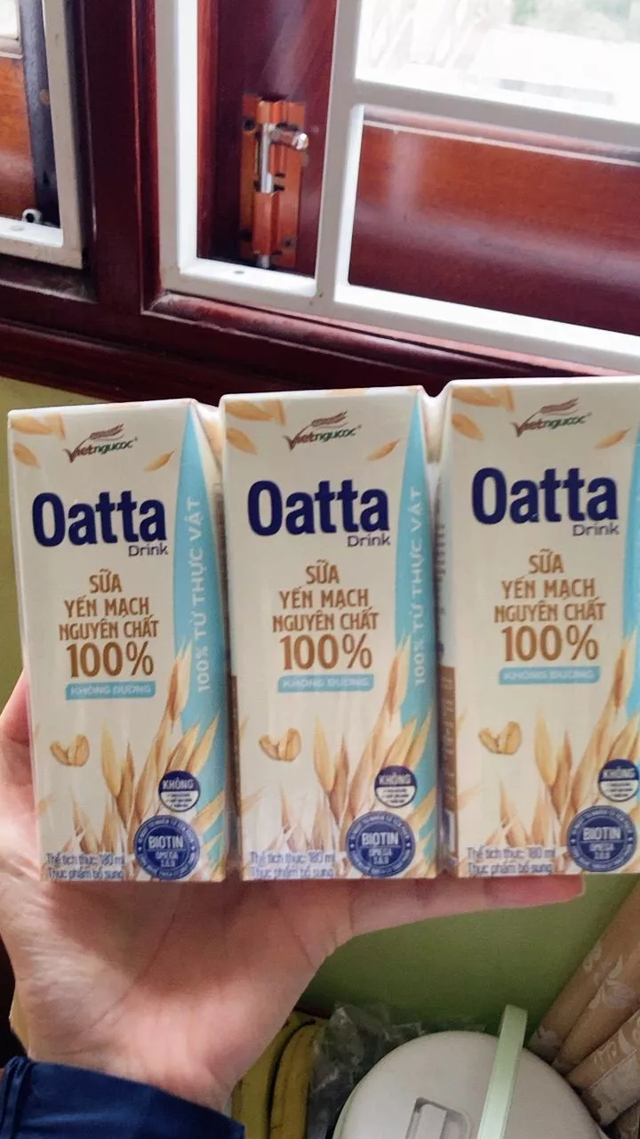 Sữa Yến Mạch Nguyên Chất OATTA Drink Không Đường
