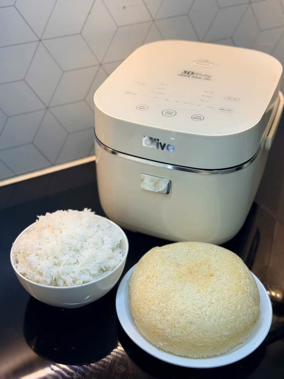 nấu cơm cháy với nồi cơm điện cao tần olivo rc600ih nấu cơm cháy với nồi cơm điện cao tần olivo rc600ih